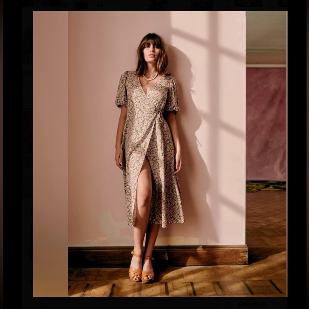Sezane Floral Dress